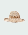 Sababa Crochet Smiley Morning Natural Flowers Small Brim