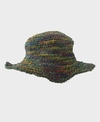 Sababa Crochet Rainbow Green Base Small Brim