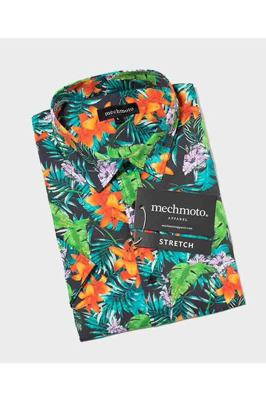 Mechmoto Shirt S/S Hawaian Print