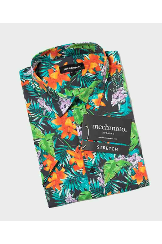 Mechmoto Shirt S/S Hawaian Print