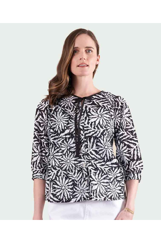 VELLE FOIL PRINT BLOUSE main image 0