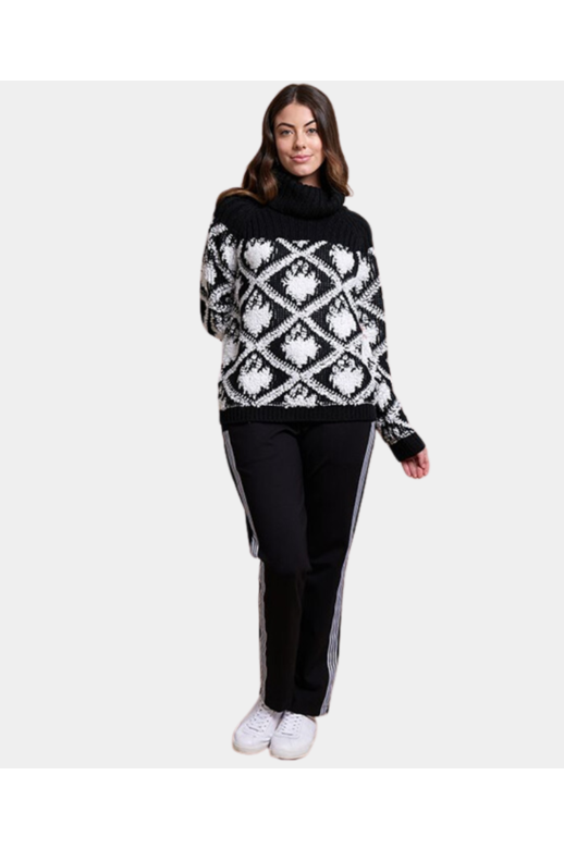 Foil Jumper Diamond In The Rough Ribbed Yoke