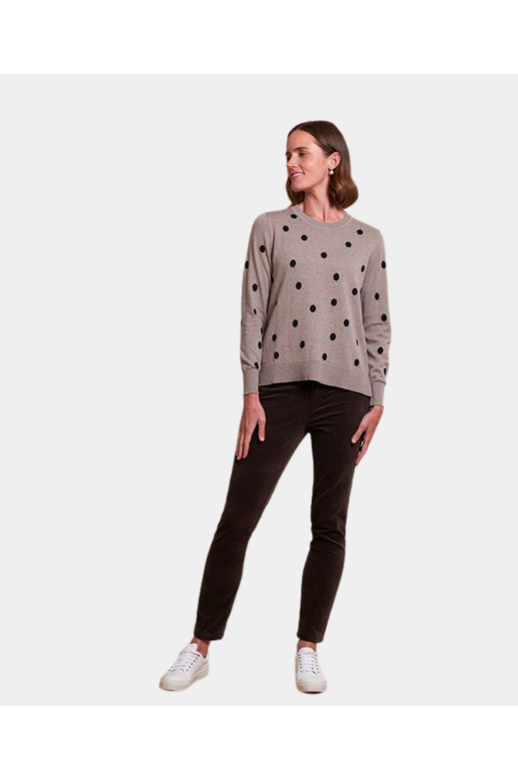 Oh Three Top Going Dotty Cotton/Cashmere