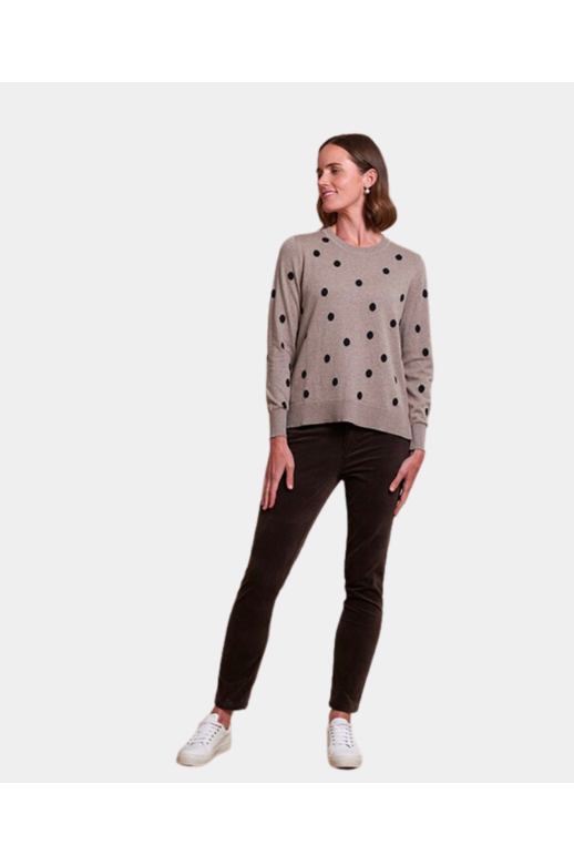 Oh Three Top Going Dotty Cotton/Cashmere