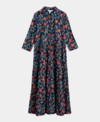 Seasalt Dress 3/4 Windflower Stitched Clematis