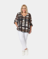 Clarity Top Zena Check Layered Tunic 