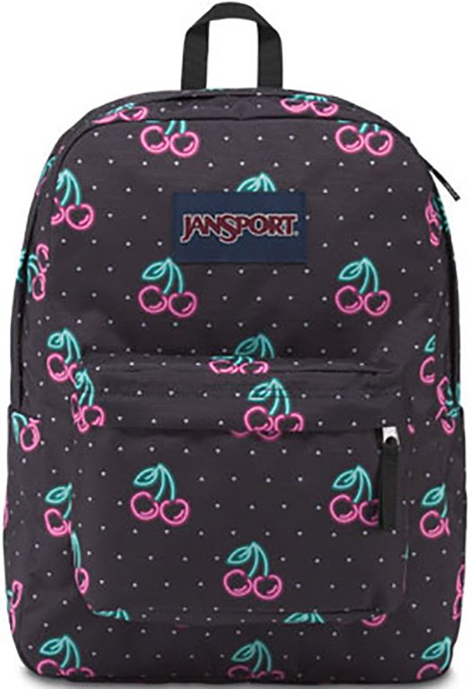Jansport Superbreak Neon Cherries School Bags Yarntons Free NZ