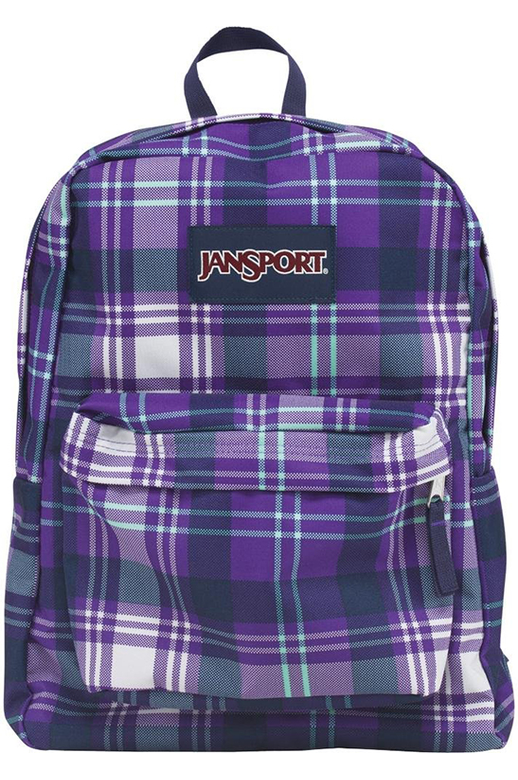 Jansport Superbreak - Purple Plaid