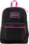 Jansport Overexposed - Black Fluro Pink