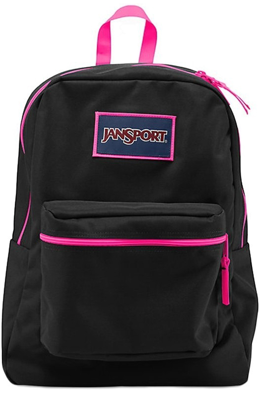 Jansport Overexposed - Black Fluro Pink