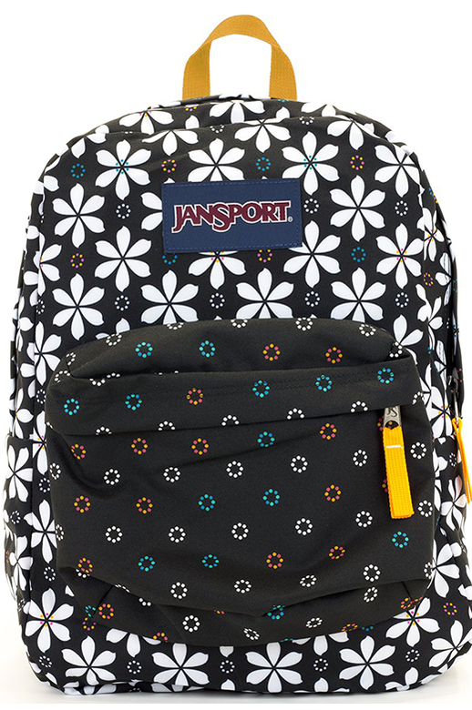 Jansport Superbreak - Black Floral Geo