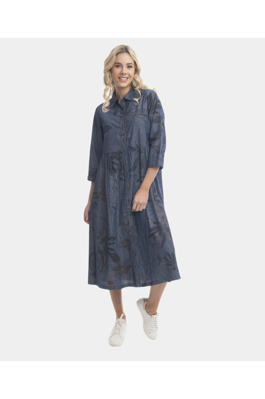 Orientique Dress Collar Tiered Shaumann