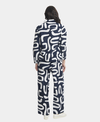 Orientique Pants Flared Cord Printed