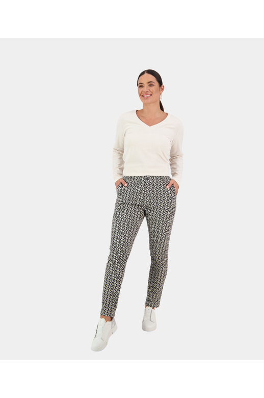 Vassalli Pant Printed Skinny Leg 