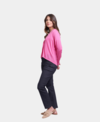 Foil Cardigan Merino Pleat Back