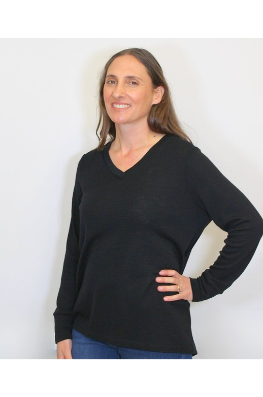Foil Jumper Merino Split Back