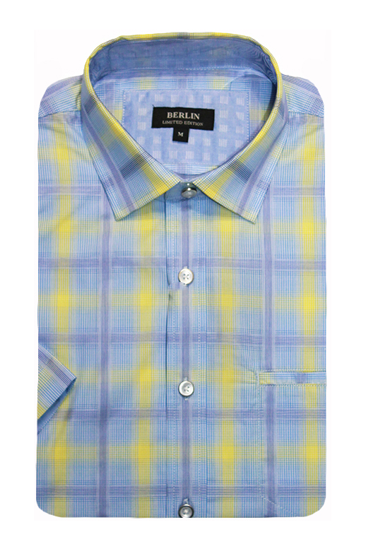 Berlin Shirt S/S Wide Check 