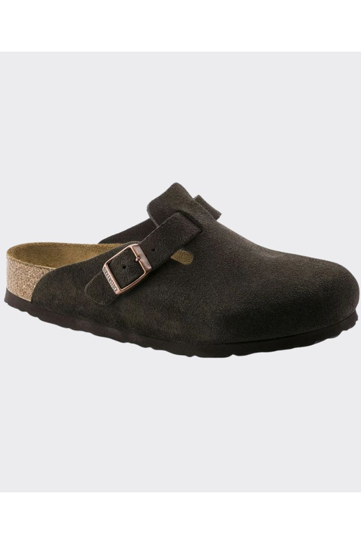 Birkenstock Boston SFB Suede Leather Mocha Regular