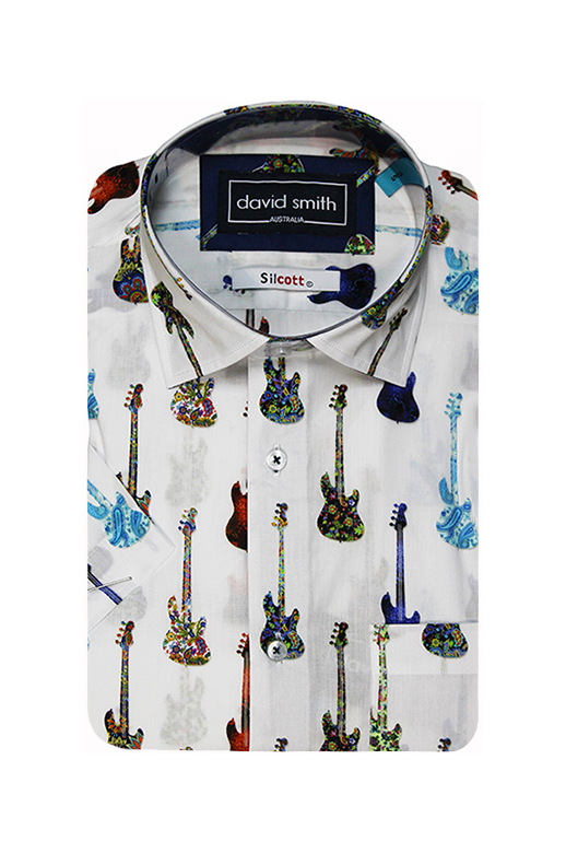 David Smith Shirt S/S Print