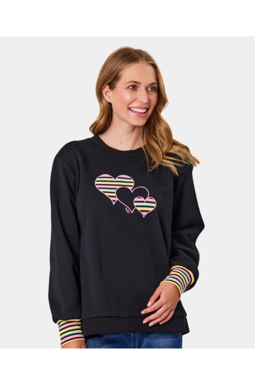 Classified Sweatshirt Anna Heart Applique
