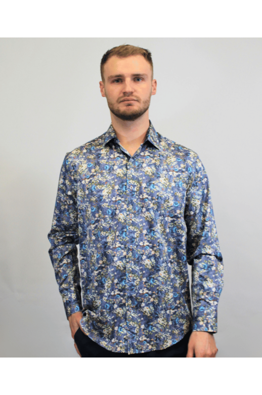 Di Nero Shirt L/S Print
