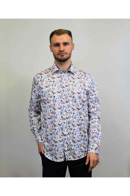 T&R Shirt L/S Bird Print