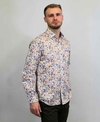 Astin Shirt L/S Paris Satin Print