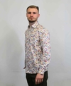 Astin Shirt L/S Paris Satin Print