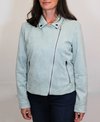 Foil Jacket Suede Biker