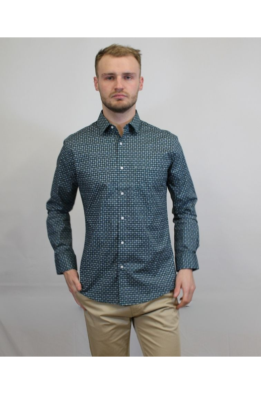 Mechmoto Shirt L/S Stretch Circle Print
