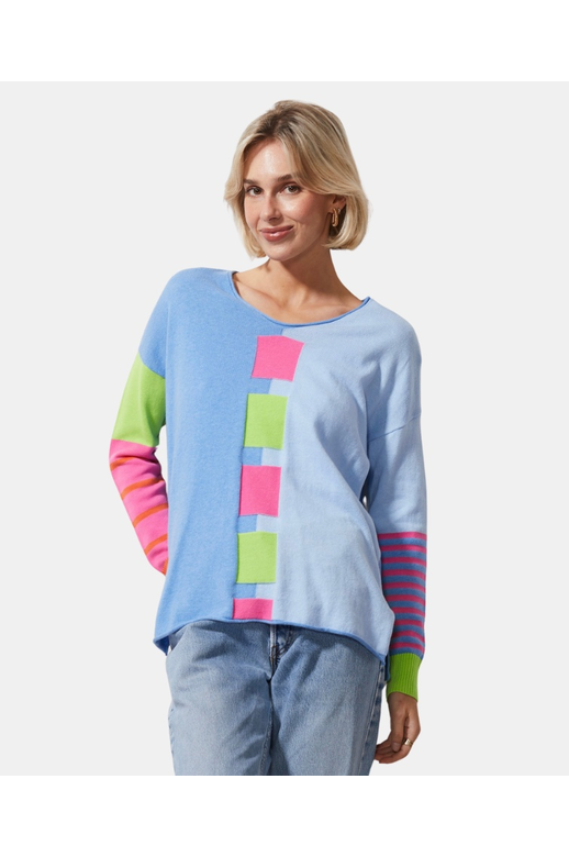 Zaket & Plover Jumper Intarsia Squares