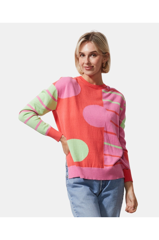 Zaket & Plover Jumper Spots on Stripes