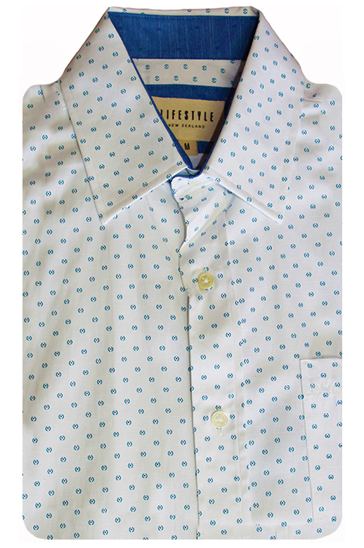 Lifestyle Shirt S/S Spot Print