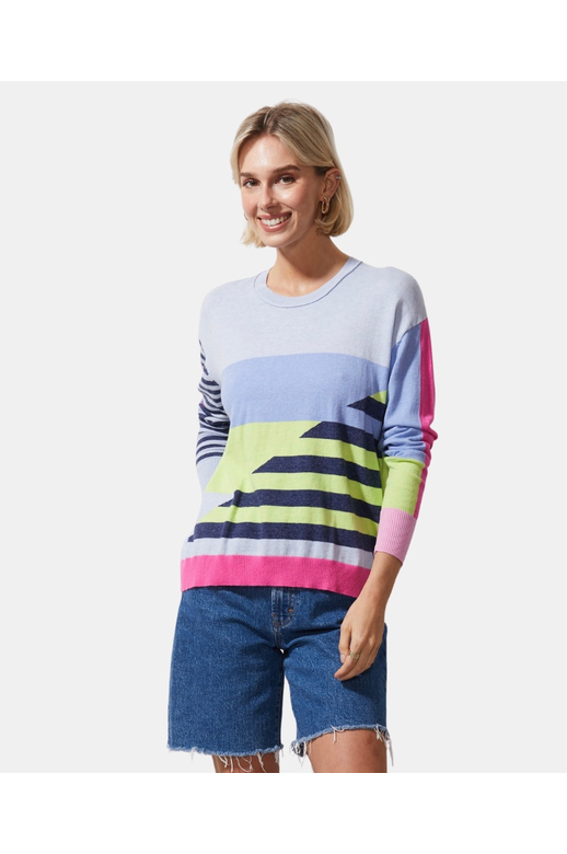 Zaket & Plover Jumper Diagonal Stripe