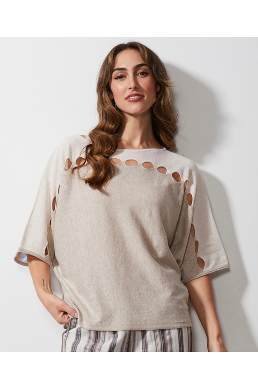 LD + Co Knit Top Hole Detail