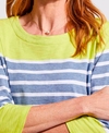 Tribal Top 3/4 Sleeve Boat Neck