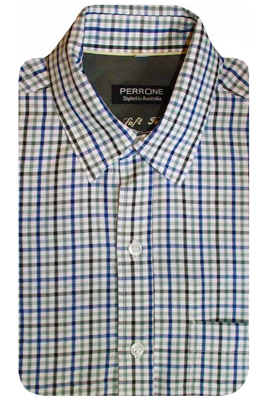Perrone Shirt S/S Check