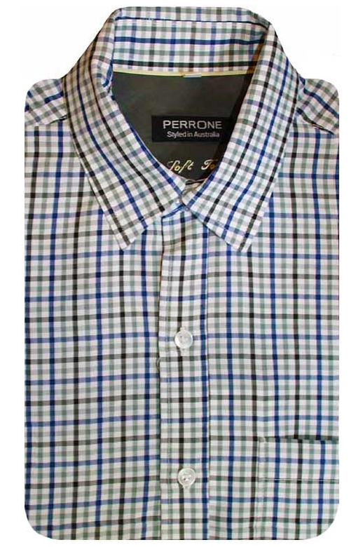 Perrone Shirt S/S Check