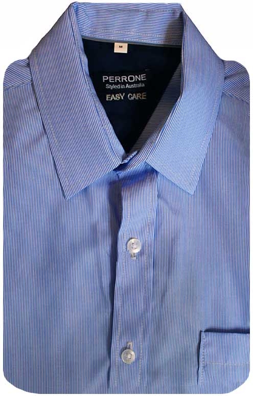 Perrone Shirt S/S Fine Stripe - Brands-Mens : Yarntons | New Zealand’s ...