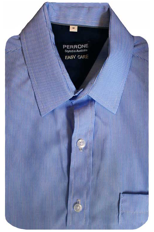 Perrone Shirt S/S Fine Stripe 
