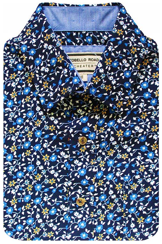 Portobello Shirt S/S Vine Print 