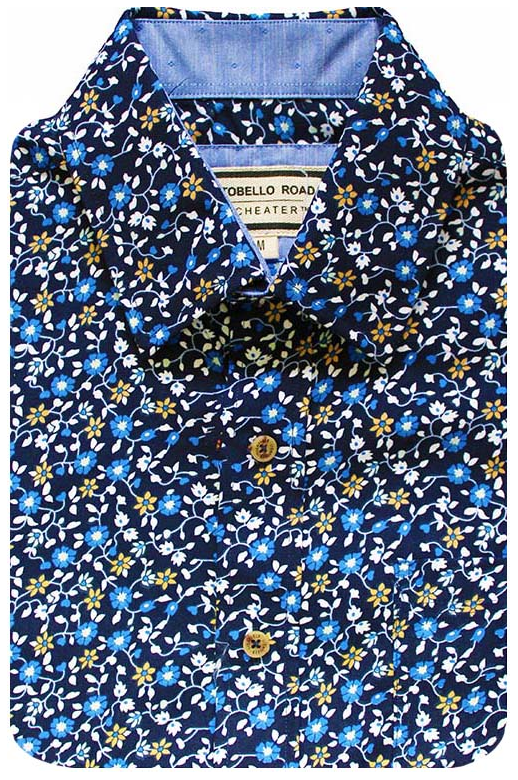 Portobello Shirt S/S Vine Print 