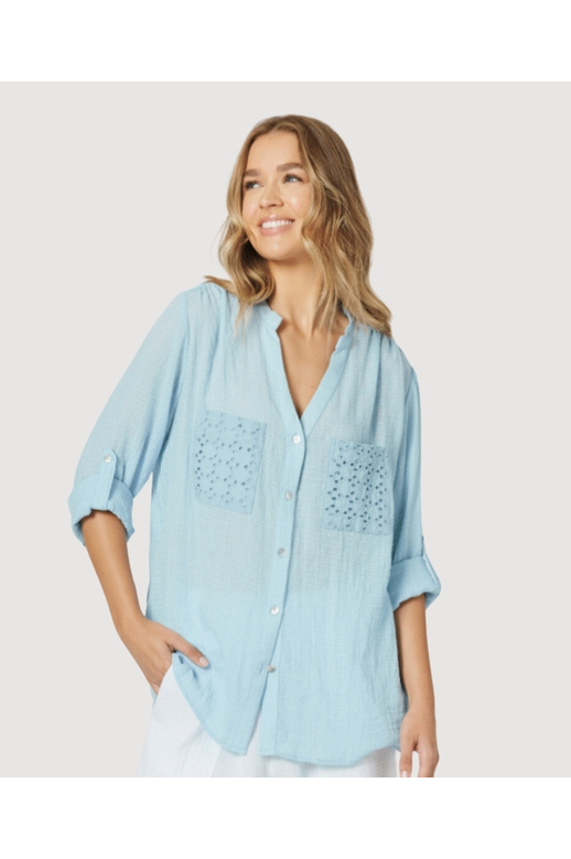 Threadz Shirt Lace Pocket