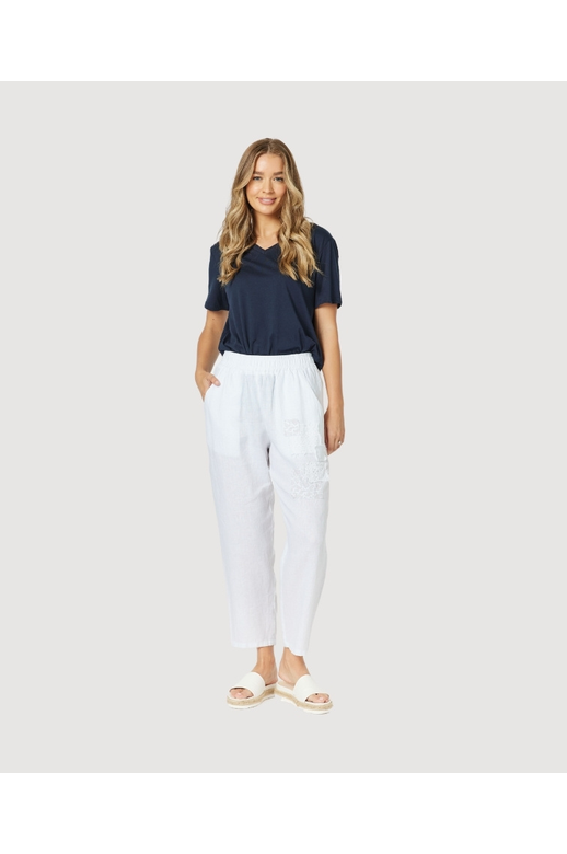 Threadz Pant Patch Linen