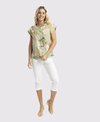 Orientique Top Rolled Neckline Algarve