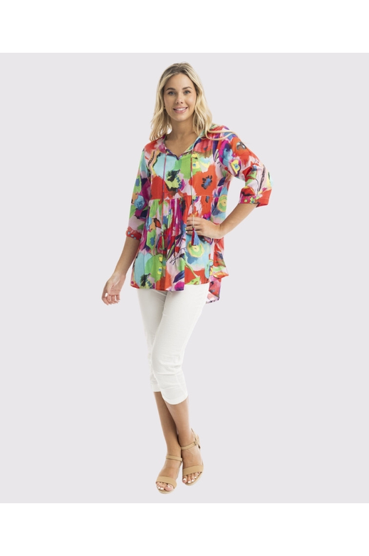 Orientique Top Ruched Waist Nevis