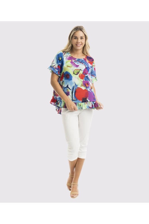 Orientique Top Frill Nevis