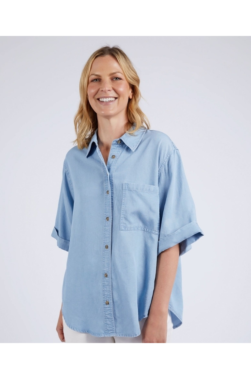 Elm Shirt S/S Blissful Chambray