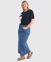 Elm Skirt Zoe Midi Denim
