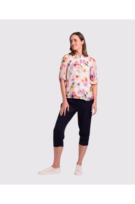 Memo Pant Draped Cuff Detail